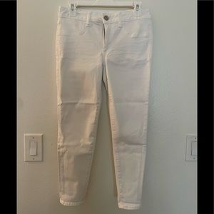 American Eagle White Jeggings